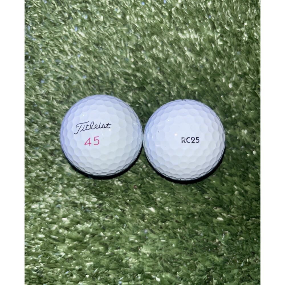 Authentic Used 2025 Ryder Cup Practice Range Ball - Titleist RC25 - The Realest